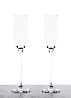 Set of 2 Champagne Glasses